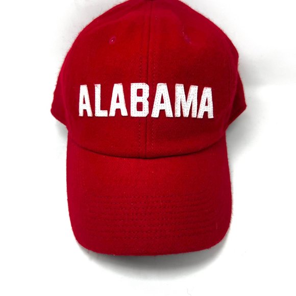 Nike Heritage 86 Alabama Crimson Tide Wool Baseball Cap Sz M Fitted Hat Spellout - Picture 1 of 7